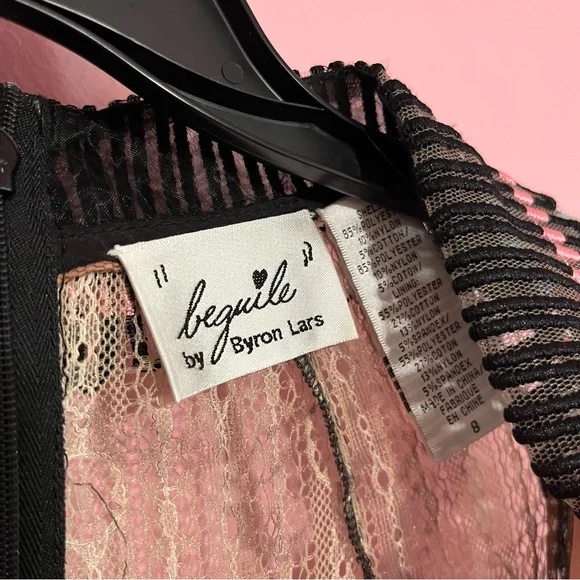 Byron Lars Floral and Geometric Midi Dress - Picture 4 of 5